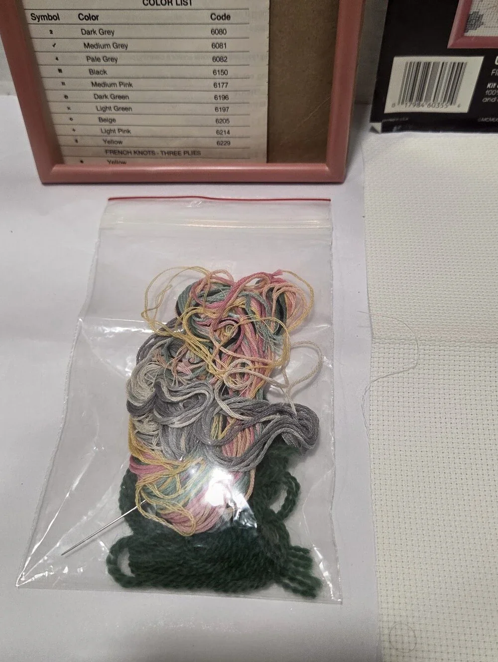 Golden Bee Vintage 1988 Unicorn Counted Cross Stitch Kit Opened